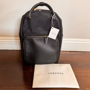 Brand New with Tag Lo & Sons Rowledge Black Backpack